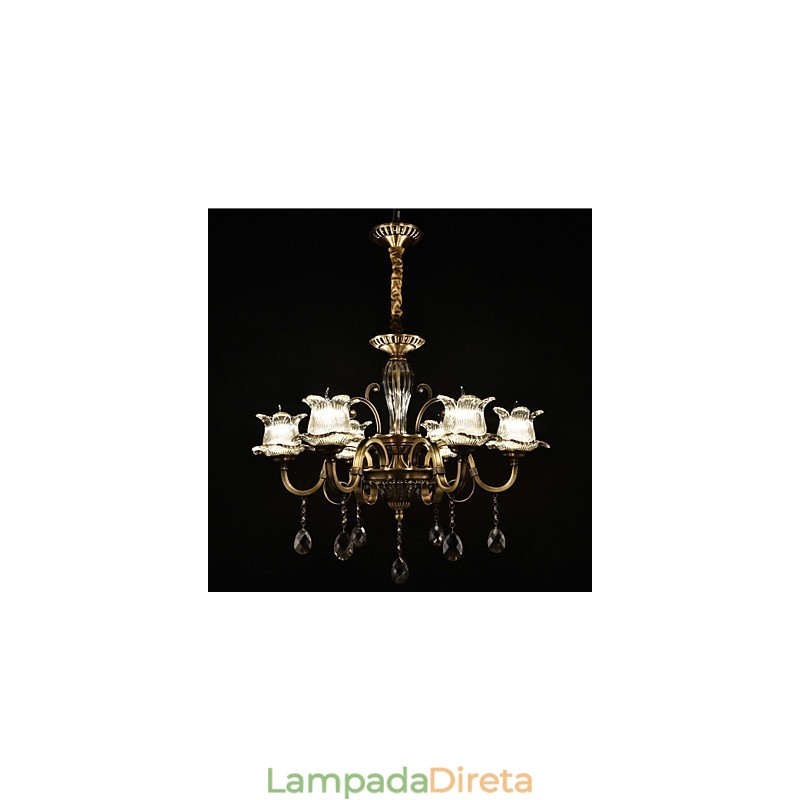 Pintura rústica de chalé para designers, lustre de 2 lâmpadas em metal para lojas internas