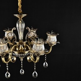 Pintura rústica de chalé para designers, lustre de 2 lâmpadas em metal para lojas internas