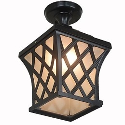 Lâmpada rural americana jardim pátio porta ao ar livre à prova d'água uva droplight
