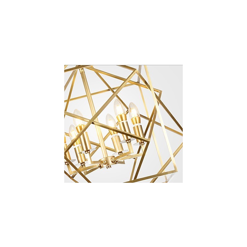 Lanterna de latão para lustre de metal de designers