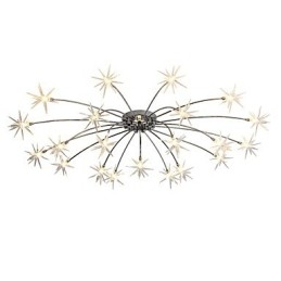 Recurso cromado contemporâneo moderno para lustre infantil de metal de designers de estilo mini