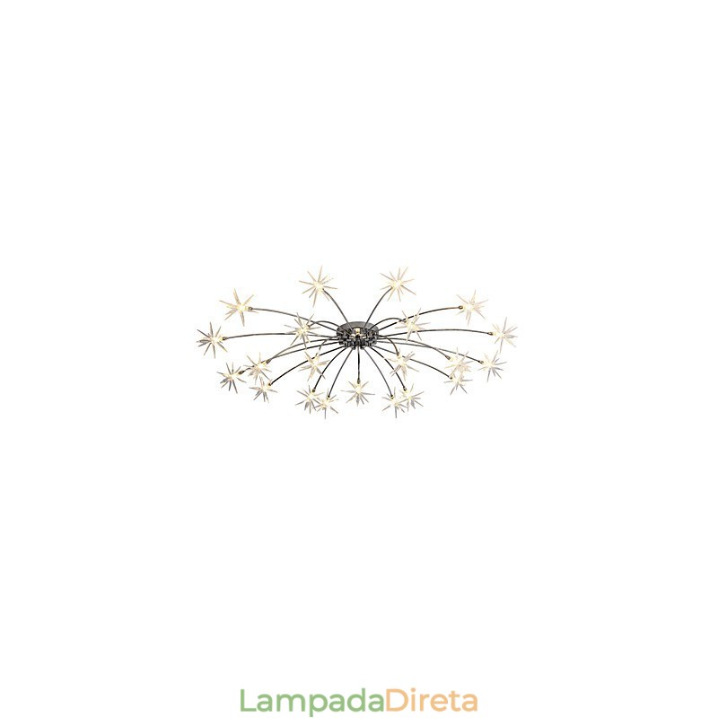 Recurso cromado contemporâneo moderno para lustre infantil de metal de designers de estilo mini