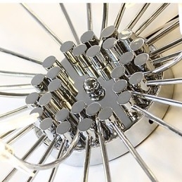 Recurso cromado contemporâneo moderno para lustre infantil de metal de designers de estilo mini
