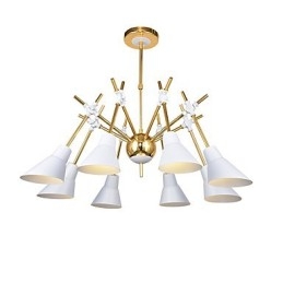 Lustre de arte personalizado com direção ajustável, luminária de lustre N