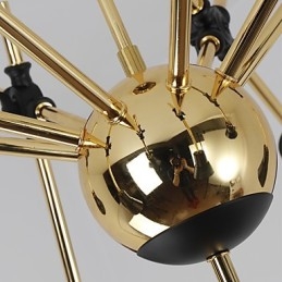 Lustre de arte personalizado com direção ajustável, luminária de lustre N