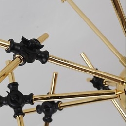 Lustre de arte personalizado com direção ajustável, luminária de lustre N