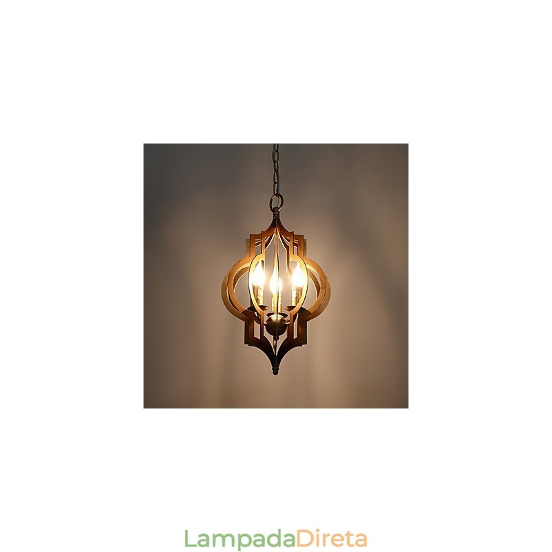 Vintage Metal Amercian Industrial Loft Pintura Cor Lustre Europeu Lâmpada Pendente Decoração Interna Lâmpada