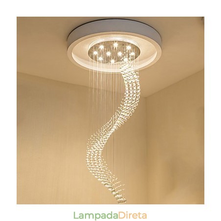 Moderno Cristal Teto Pendente Luz Interior Lustre Casa Pendurado Iluminação Lustre Lâmpadas Luminárias 3W Lâmpadas BRANCAS QUENTES Moderno Cristal Teto Pendente Luz Interior Lustre Casa Pendurado Iluminação Lustre Lâmpadas Luminárias 3W Lâmpadas BRANCAS QUENTES