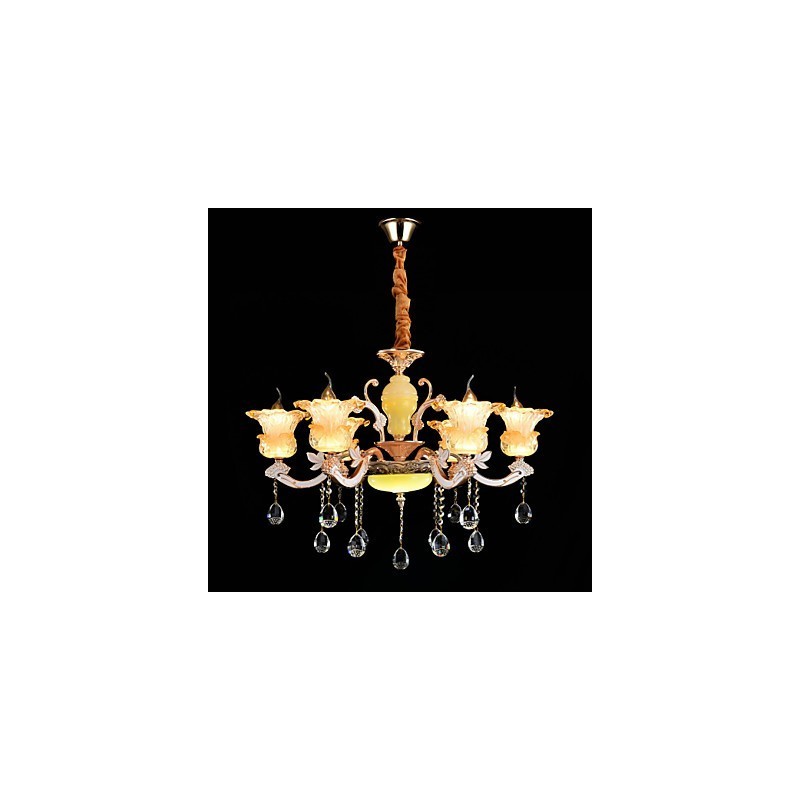 Moderno Contemporâneo Tradicional Clássico Liga de Zinco Recurso para Cristal Mini Estilo Metal Pendente Luz