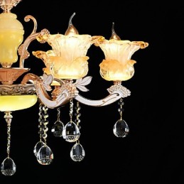 Moderno Contemporâneo Tradicional Clássico Liga de Zinco Recurso para Cristal Mini Estilo Metal Pendente Luz