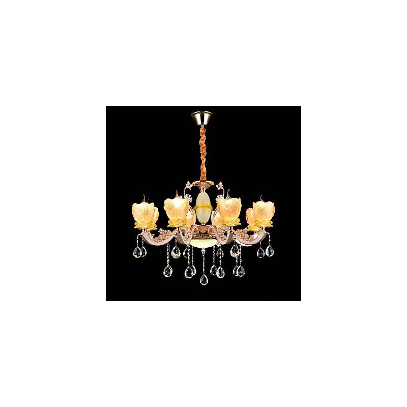 Moderno Contemporâneo Tradicional Clássico Liga de Zinco Recurso para Cristal Mini Estilo Metal Pendente Luz
