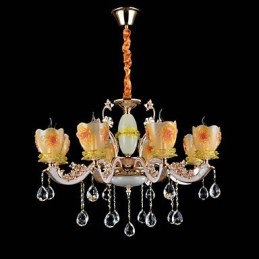 Moderno Contemporâneo Tradicional Clássico Liga de Zinco Recurso para Cristal Mini Estilo Metal Pendente Luz