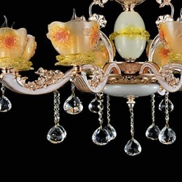 Moderno Contemporâneo Tradicional Clássico Liga de Zinco Recurso para Cristal Mini Estilo Metal Pendente Luz