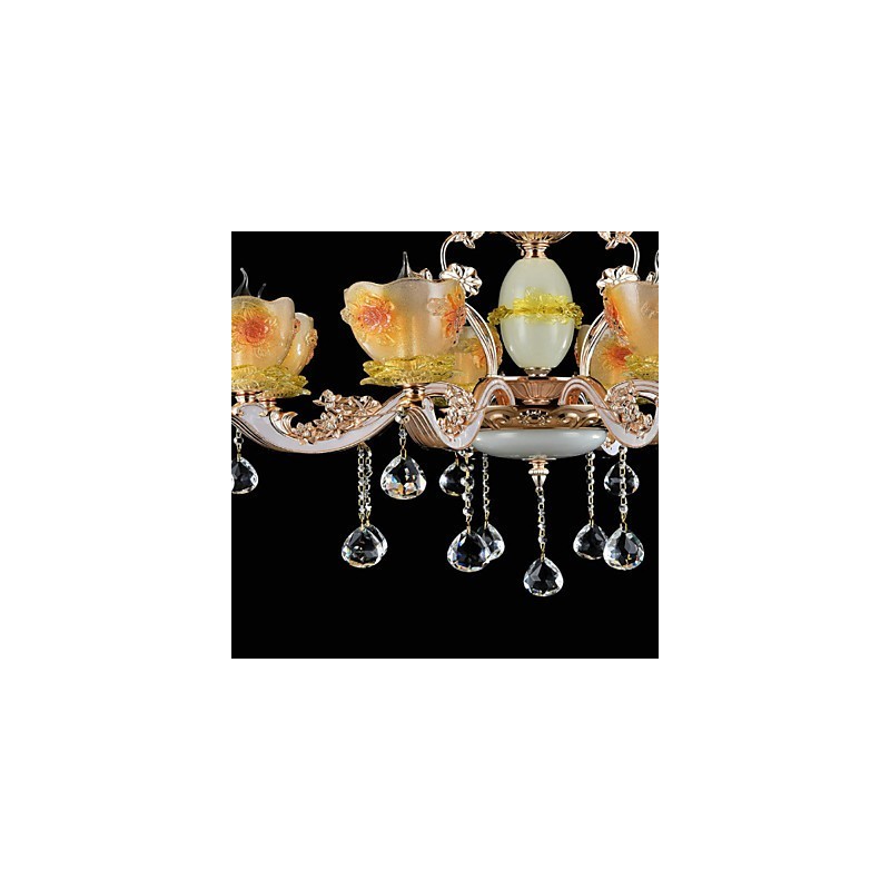 Moderno Contemporâneo Tradicional Clássico Liga de Zinco Recurso para Cristal Mini Estilo Metal Pendente Luz