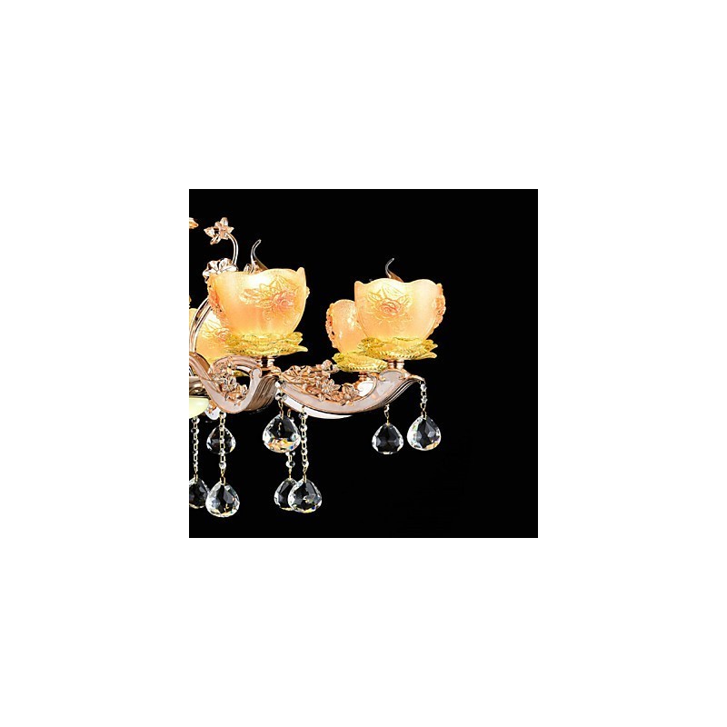 Moderno Contemporâneo Tradicional Clássico Liga de Zinco Recurso para Cristal Mini Estilo Metal Pendente Luz