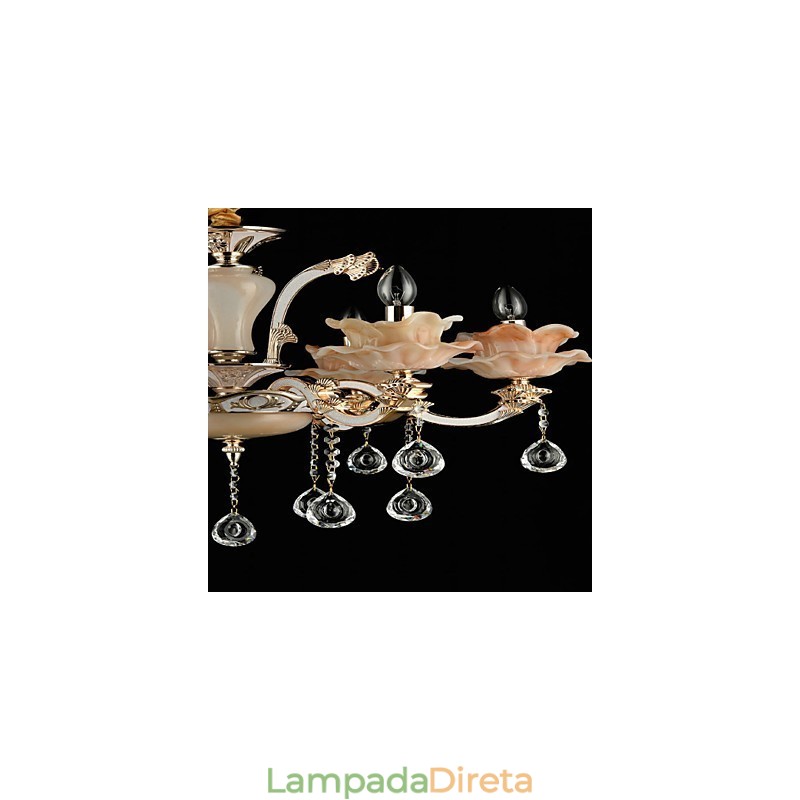 Moderno Contemporâneo Tradicional Clássico Liga de Zinco Recurso para Cristal Mini Estilo Metal Pendente Luz
