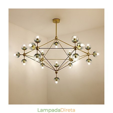 Twenty_one Light Post Moderno Estilo Europeu Modo Metal Vidro Luminária Pendente Foyer Decore Lustre Industrial Lâmpada Twenty_one Light Post Moderno Estilo Europeu Modo Metal Vidro Luminária Pendente Foyer Decore Lustre Industrial Lâmpada
