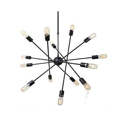 Pintura rústica de chalé para designers, lustre de 2 lâmpadas em metal para lojas internas Pintura rústica de chalé para designers, lustre de 2 lâmpadas em metal para lojas internas