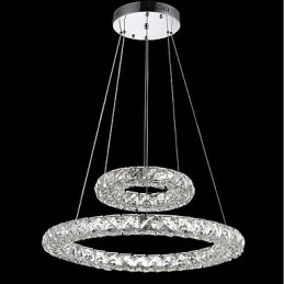 Lustre de cristal Luzes Pingente de Interior Luminária de Teto Luminárias Reguláveis com Controle Remoto