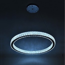 Anel regulável Indoo Luz de teto Pendente Luz moderna Lustre Iluminação Lustre Lâmpada com controle remoto