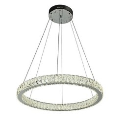 Anel regulável Indoo Luz de teto Pendente Luz moderna Lustre Iluminação Lustre Lâmpada com controle remoto