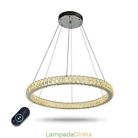 Luminária pendente de teto com anel regulável, lustre moderno, iluminação interna, lâmpada com controle remoto Luminária pendente de teto com anel regulável, lustre moderno, iluminação interna, lâmpada com controle remoto