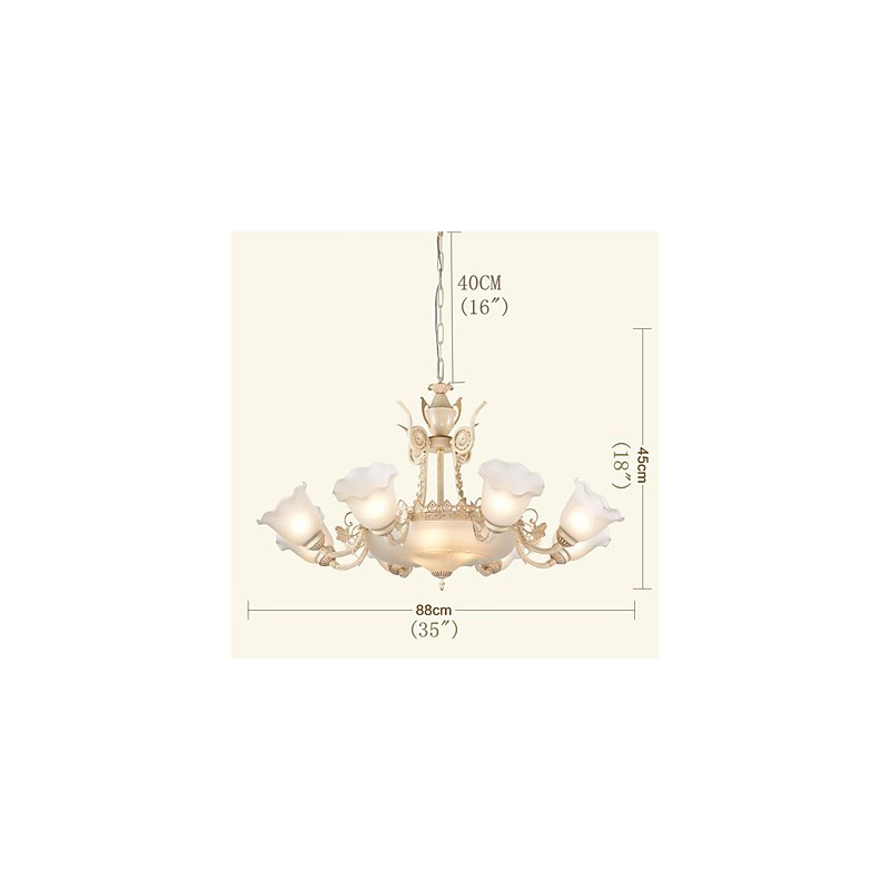 Pintura Clássica Tradicional Recurso para Mini Lustre de Metal Estilo