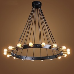 Lustre nórdico criativo Retro Industria Penthouse