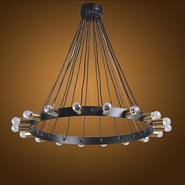 Lustre nórdico criativo Retro Industria Penthouse