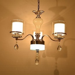 Característica eletrogalvanizada contemporânea moderna para lustre de metal cristal