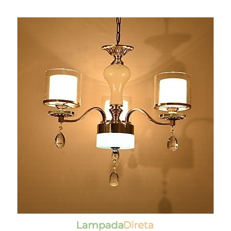 Característica eletrogalvanizada contemporânea moderna para lustre de metal cristal Característica eletrogalvanizada contemporânea moderna para lustre de metal cristal