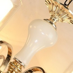Característica eletrogalvanizada contemporânea moderna para lustre de metal cristal