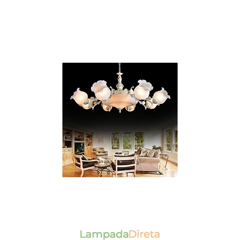 Lustre Tradicional Clássico Vintage Retro Metal