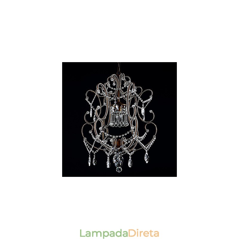 Lustre moderno design vintage lustre loft luminária de cristal lustre luminária suspensa