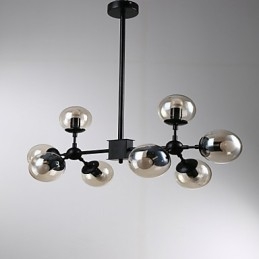 Pintura clássica tradicional retrô para lustre de metal estilo mini