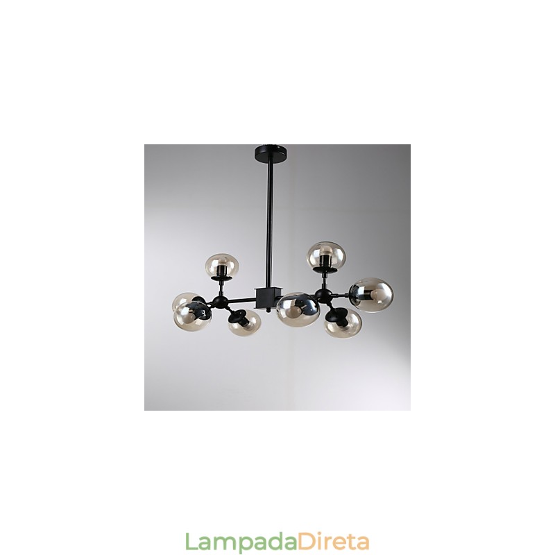 Pintura clássica tradicional retrô para lustre de metal estilo mini