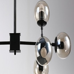 Pintura clássica tradicional retrô para lustre de metal estilo mini