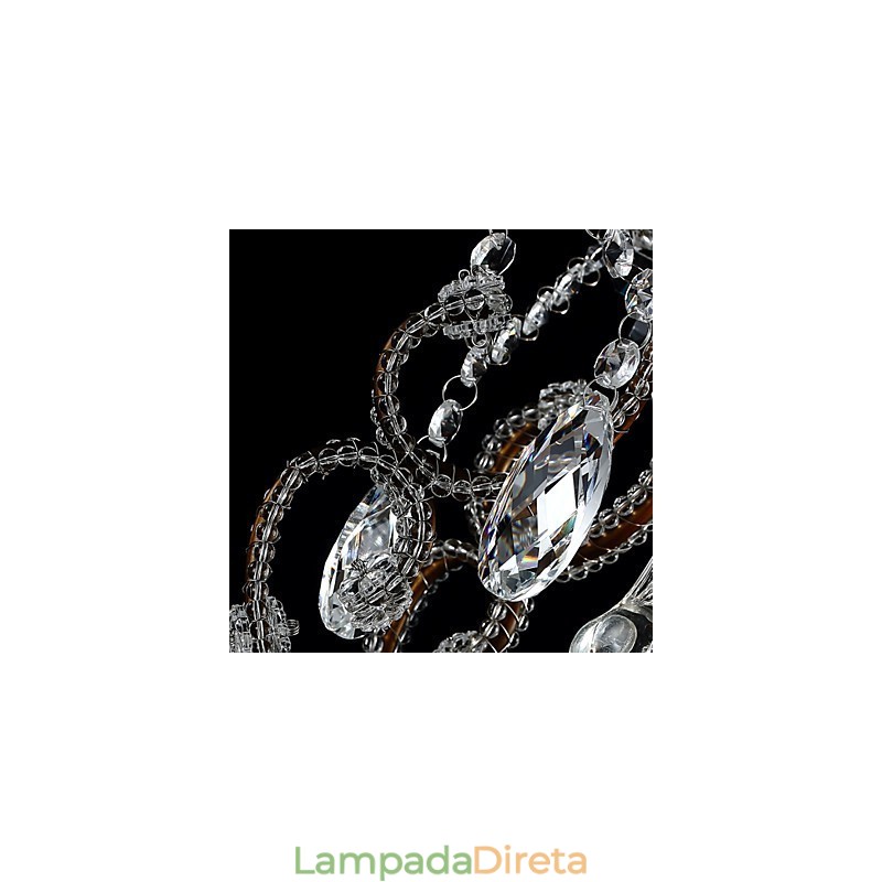 Lustre moderno design vintage lustre loft luminária de cristal lustre luminária suspensa