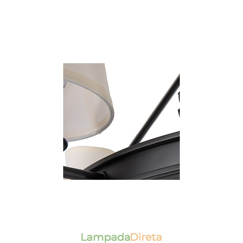 Lustre de 8 luzes embutido, uma luz, dois estilos, moderno, contemporâneo, tradicional, clássico, rústico, pintura