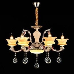 Moderno Contemporâneo Tradicional Clássico Liga de Zinco Recurso para Cristal Mini Estilo Metal Pendente Luz