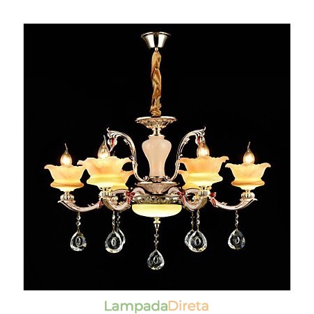 Moderno Contemporâneo Tradicional Clássico Liga de Zinco Recurso para Cristal Mini Estilo Metal Pendente Luz Moderno Contemporâneo Tradicional Clássico Liga de Zinco Recurso para Cristal Mini Estilo Metal Pendente Luz