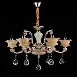 Moderno Contemporâneo Tradicional Clássico Liga de Zinco Recurso para Cristal Mini Estilo Metal Pendente Luz