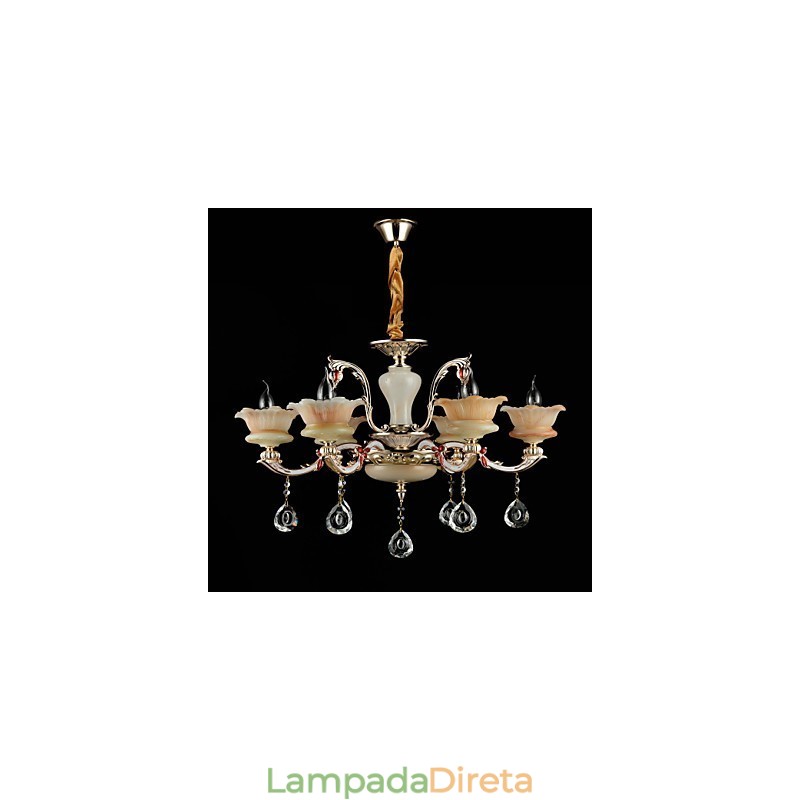 Moderno Contemporâneo Tradicional Clássico Liga de Zinco Recurso para Cristal Mini Estilo Metal Pendente Luz