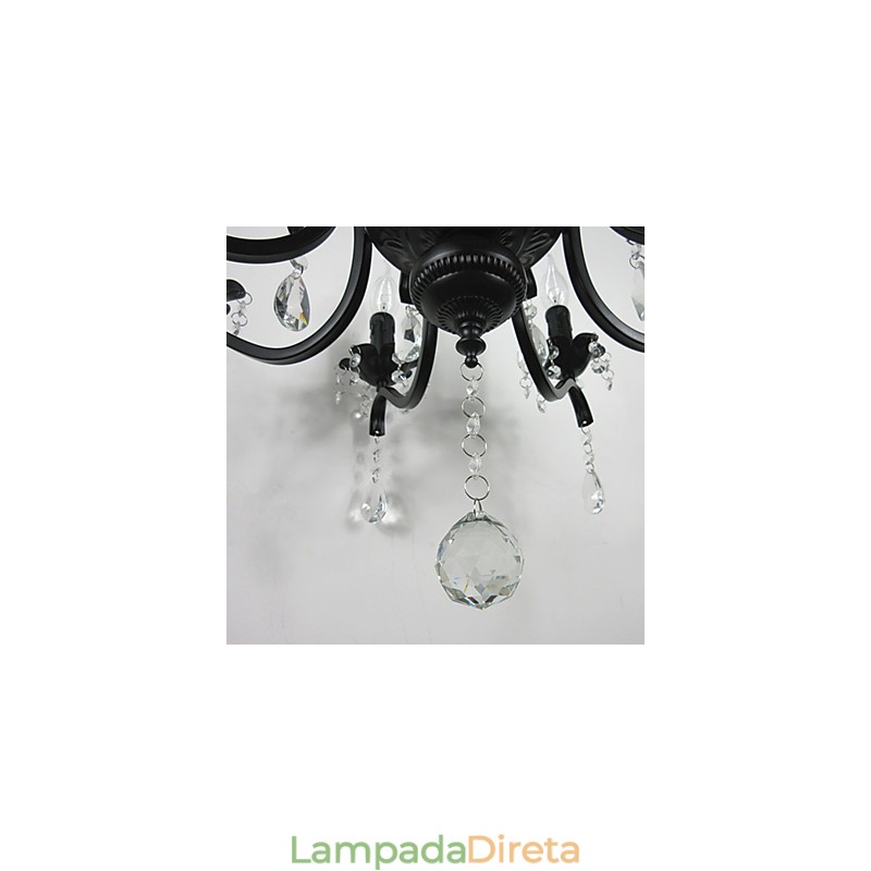 Novidade Iluminação Estilo Europeu Lâmpada de Ferro Forjado Originalidade Individualidade Decoração Lâmpada de Vela Lustre