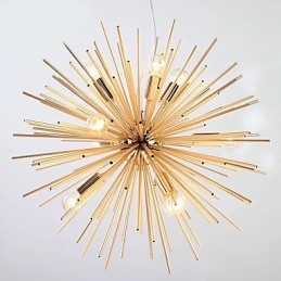 Retro Imitação Cobre Linha criativa 10 Luzes