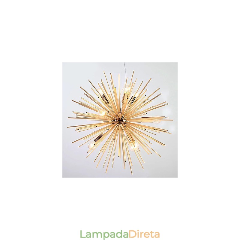 Retro Imitação Cobre Linha criativa 10 Luzes