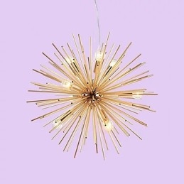 Retro Imitação Cobre Linha criativa 10 Luzes
