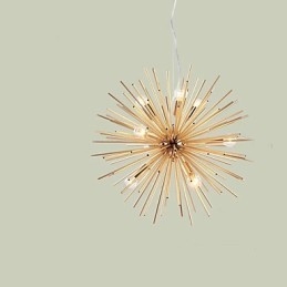 Retro Imitação Cobre Linha criativa 10 Luzes