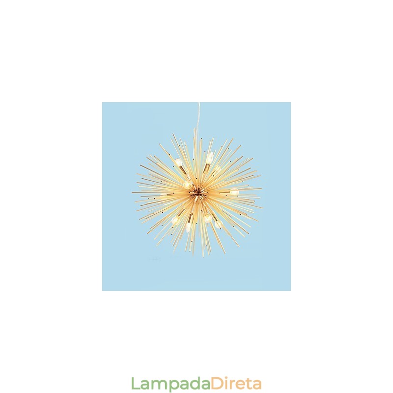 Retro Imitação Cobre Linha criativa 10 Luzes