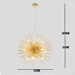 Retro Imitação Cobre Linha criativa 10 Luzes